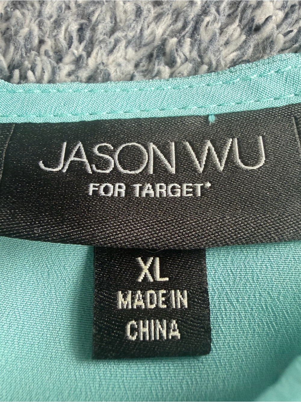 Jason Wu Aqua Pintuck Short Sleeve Blouse - Picture 7 of 13